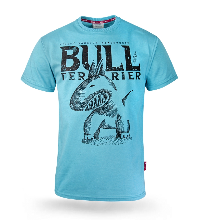 Obrázok pre Tričko BullTerrier modré Mighty Warrior